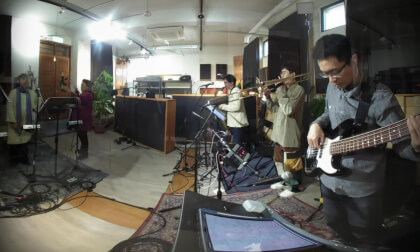 [VR180] Forest Work Songs Album 林班歌 專輯錄音側拍 @Karenko Broadcasting Station