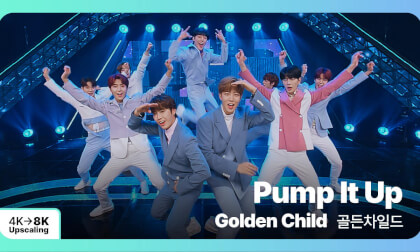 [8K Upscaling S3D] VENTA X -’THE SHOW’ : Golden Child - Pump It Up