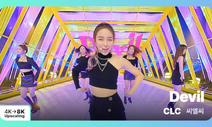 [8K Upscaling S3D] VENTA X -’THE SHOW’ : CLC - Devil