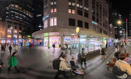 Sydney George Street Nightlife Sydney George Street Nightlife