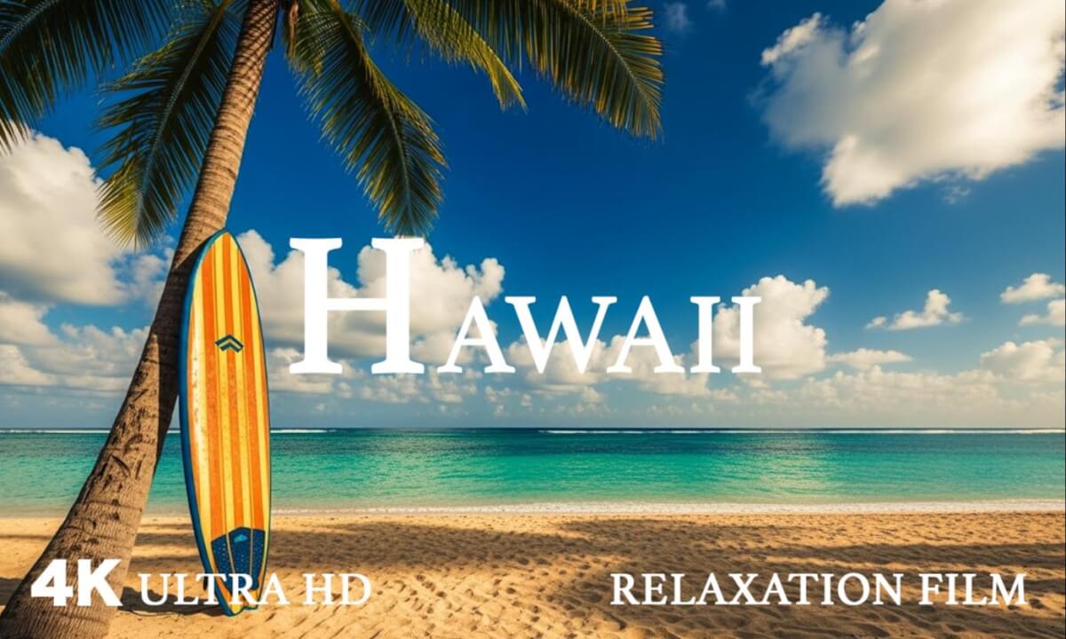 Hawaii 4K – Relaxing Scenery & Hidden Gems with Calming Music