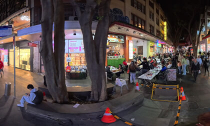 Nightime in Chinatown Sydney Australia Nightime in Chinatown Sydney Australia