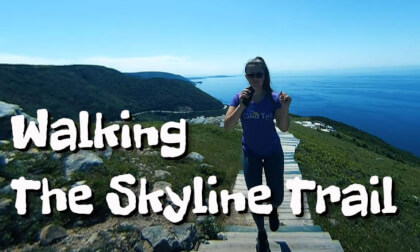 Walking Skyline Trail Cabot Trail Nova Scotia VR Video Walking Skyline Trail Cabot Trail Nova Scotia VR