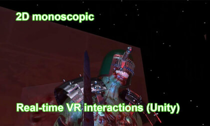 Real Time VR interactions captured on Quest (2D) Real Time VR interactions captured on Quest (2D)