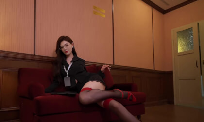 An elegant and beautiful popular model VR Video An elegant and beautiful popular model VR