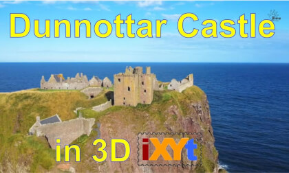Dunnottar Castle, Aberdeenshire, Scotland in 3D SBS LR video for VR VR Video Dunnottar Castle, Aberdeenshire, Scotland in 3D SBS LR video for VR VR