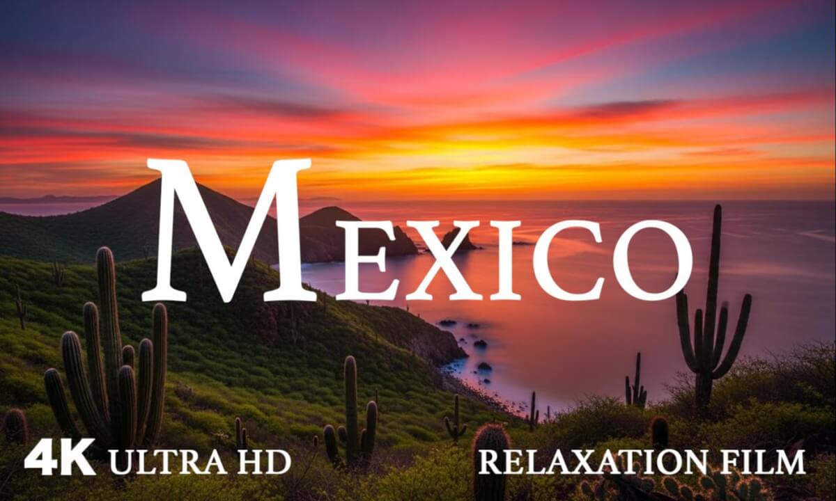 Mexico 4K - Relaxing Scenery & Hidden Gems with Calming Music