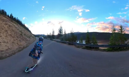 Turquoise Lake Electric Longboard Cruise!  #2