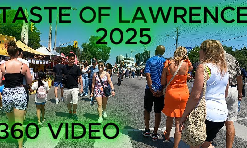 TASTE OF LAWRENCE - TORONTO, Canada - 8K 360 VR VIDEO - INSTA360 X5