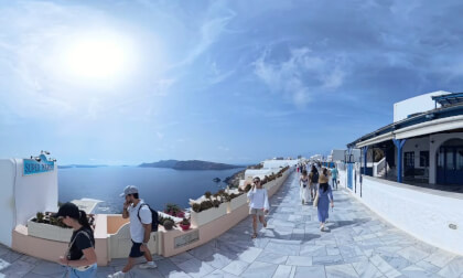 Walk through Oia , Santorini, Greece,希臘,聖托里尼 VR Video Walk through Oia , Santorini, Greece,希臘,聖托里尼 VR