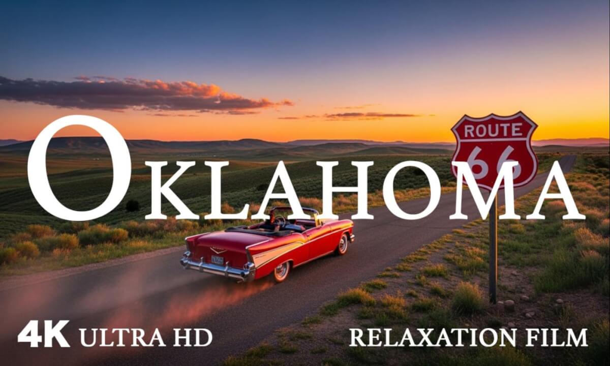 Oklahoma 4K – Relaxing Scenery & Hidden Gems with Calming Music