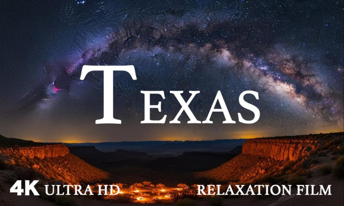 Texas 4K – Relaxing Scenery & Hidden Gems with Calming Music