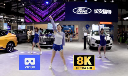 Hot dance at Ford booth at 2025 Changchun Auto Expo VR Video Hot dance at Ford booth at 2025 Changchun Auto Expo VR