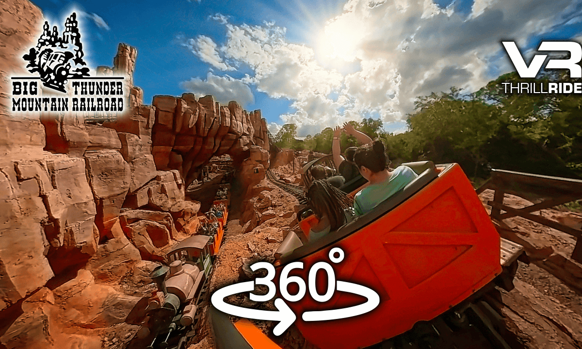 BIG THUNDER MOUNTAIN RAILROAD onride POV Walt Disney World
