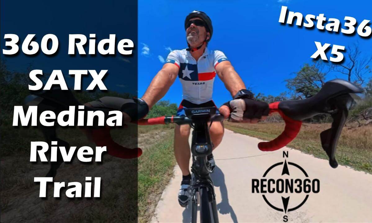 360° Bike Ride on the Medina River Trail – Texas Nature in VR