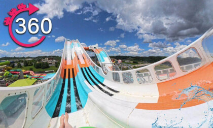 VR 360º Ride on The Edge at Soaky Mountain Waterpark VR Video VR 360º Ride on The Edge at Soaky Mountain Waterpark VR