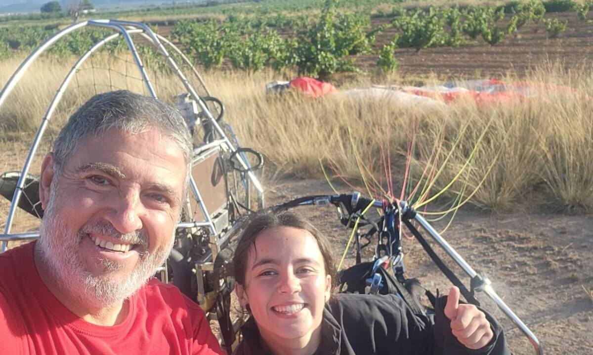 360º Tandem Paramotor Flight with Mónica | From Pinoso to Cañada de la Leña