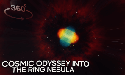 A Cosmic Odyssey into the The Ring Nebula - 360° VR Journey [4K]