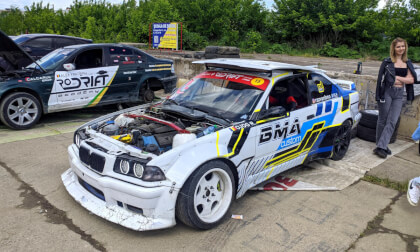 Drifting onboard - RazvanBMA at Expo & Burn - all 4 runs recorded [stabilized]