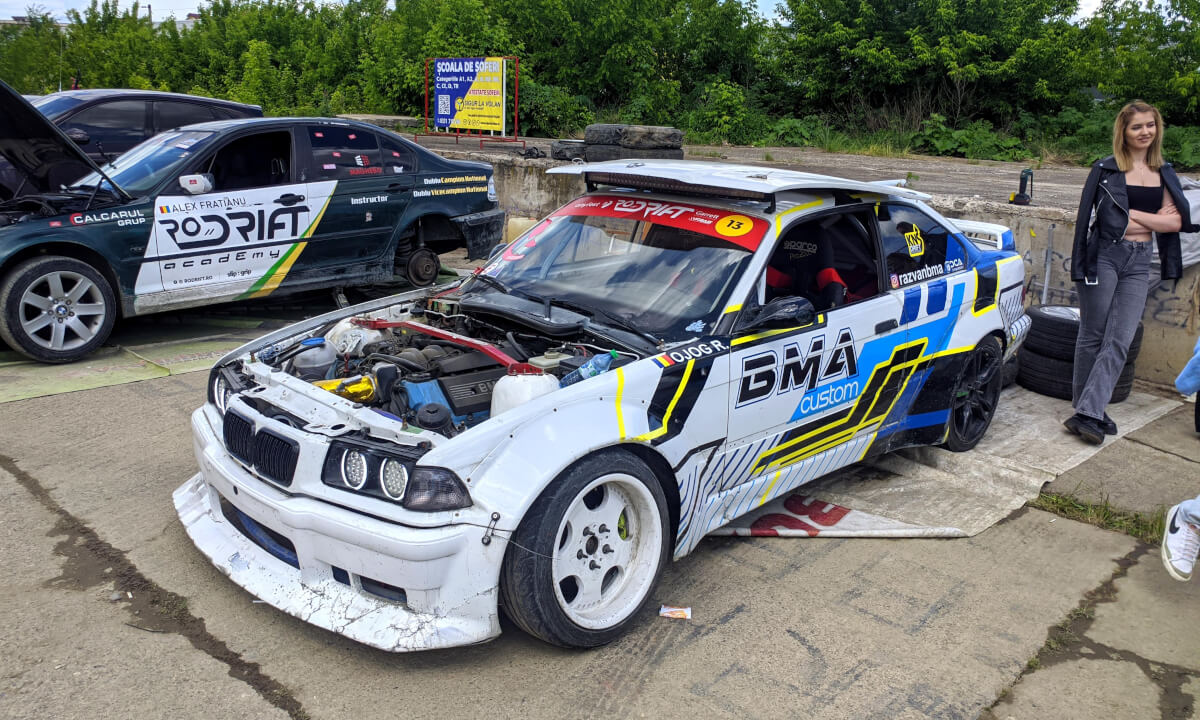 3D 360 Drifting onboard - RazvanBMA at Expo & Burn - all 4 runs recorded