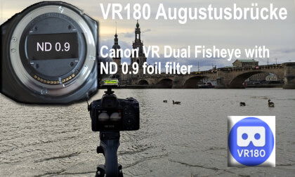 Augustusbruecke Canon VR with ND 09 foil filter VR Video Augustusbruecke Canon VR with ND 09 foil filter VR