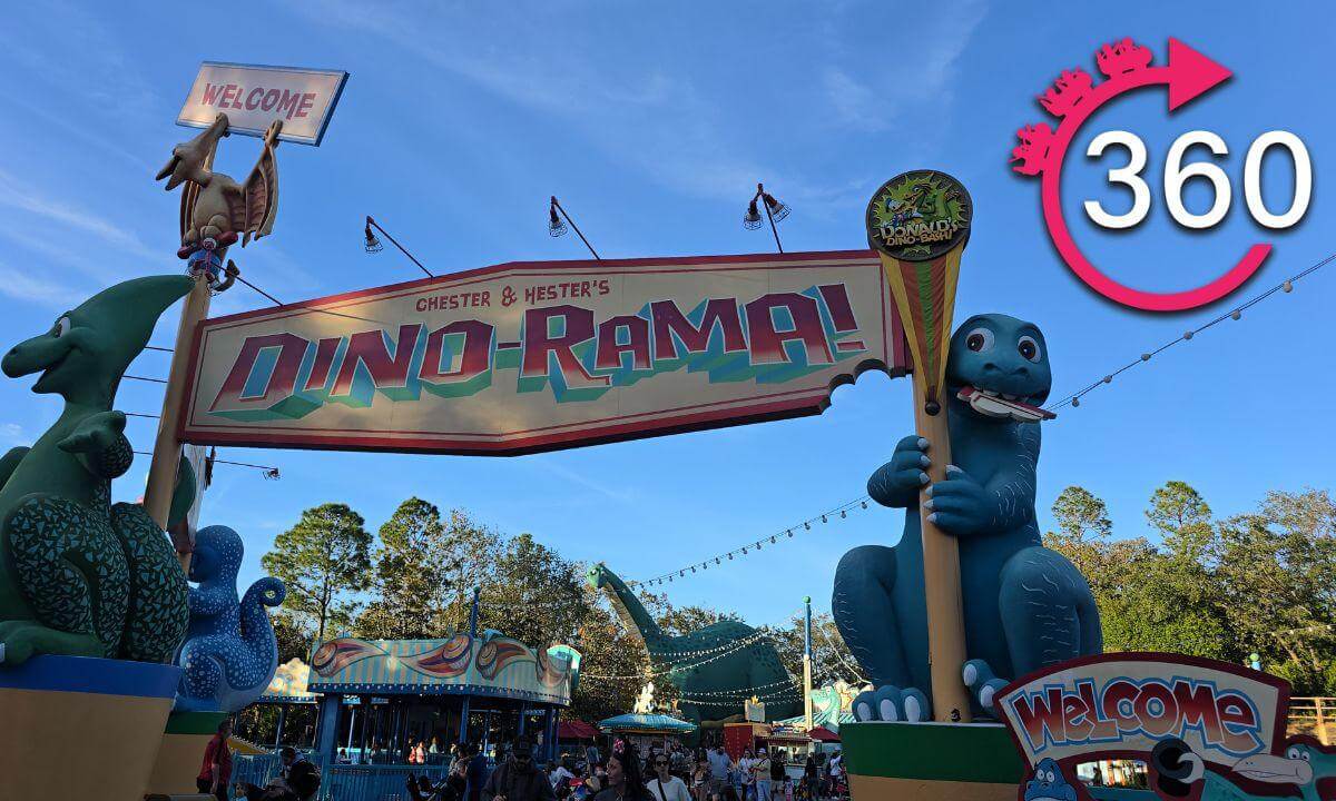 VR 360º Tour of Dino-Rama at Disney's Animal Kingdom *Now Defunct*