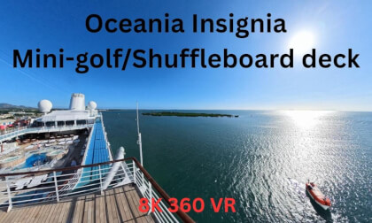 Cruise Deck Views in Fiji | Oceania Insignia Mini Golf & Shuffleboard | 8K 360° VR Travel Vlog VR Video Cruise Deck Views in Fiji | Oceania Insignia Mini Golf & Shuffleboard | 8K 360° VR Travel Vlog VR