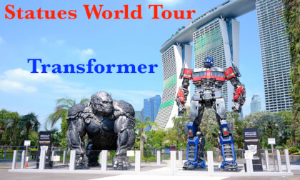 [180VR] TRANSFORMERS: RISE of the beasts statues world tour, Singapore