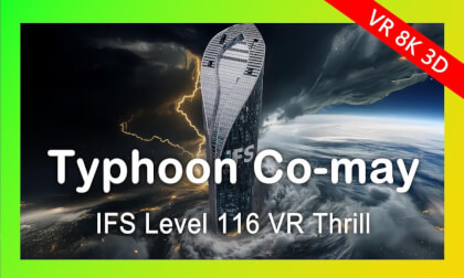 Typhoon Co-may: Immersive VR at Eye of the Storm from 116th Floor of Suzhou IFS | 台风来袭,116层高空沉浸体验苏州风暴之眼 Typhoon Co-may: Immersive VR at Eye of the Storm from 116th Floor of Suzhou IFS | 台风来袭,116层高空沉浸体验苏州风暴之眼