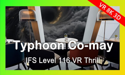 Typhoon Co-may: Breathtaking VR Immersion atop Suzhou IFS | 在云端看台风:苏州IFS的震撼沉浸现场 Typhoon Co-may: Breathtaking VR Immersion atop Suzhou IFS | 在云端看台风:苏州IFS的震撼沉浸现场