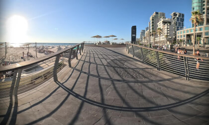 ISRAEL. Tel Aviv. Geula beach VR Video ISRAEL. Tel Aviv. Geula beach VR