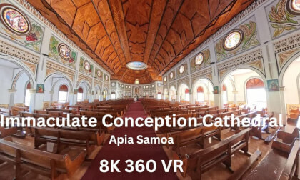 Inside Apia Samoa’s Stunning Cathedral in 360° | Cruise Travel Vlog in 8K VR VR Video Inside Apia Samoa’s Stunning Cathedral in 360° | Cruise Travel Vlog in 8K VR VR