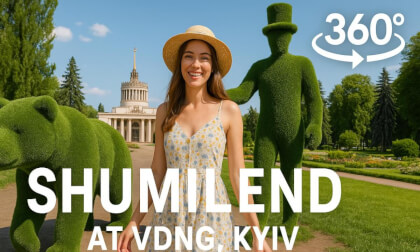 Insta 360 x4 Shumiland Park in Kyiv | Family Fun at VDNH | 360° Insta 360 x4 Shumiland Park in Kyiv | Family Fun at VDNH | 360°