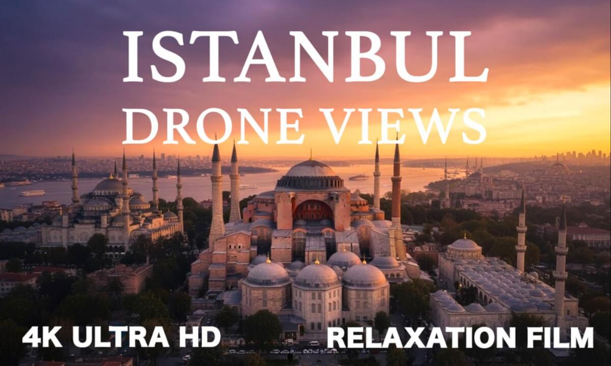 Istanbul, Drone Views - 4K at 60 FPS with High Dynamic Range