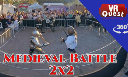 Watch This Medieval Battle 2v2 Come To Life In 360 Video Watch This Medieval Battle 2v2 Come To Life In 360 Video