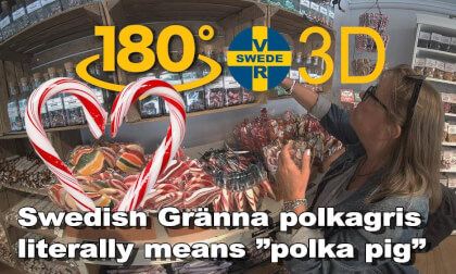 Gränna polkagris" literally means "polka pig VR Video Gränna polkagris" literally means "polka pig VR