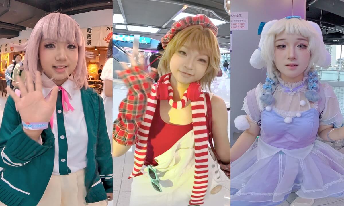 (3D VR180)2025 Cosplay in Printemps Department Store