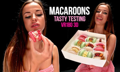 Macaroons Tasty Tasting in VR180 Macaroons Tasty Tasting in VR180