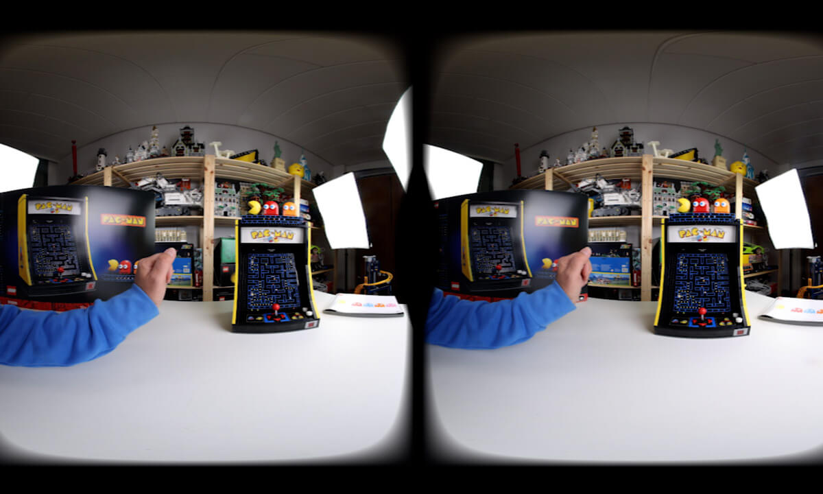 VR180: Review LEGO PAC-MAN Arcade (Set 10323 in 3D 8K)