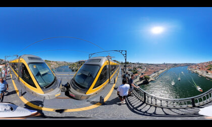 Porto Portugal Diving off Ponte de Dom Luís I Bridge Travel scenic scenery 8K 360 Walking Tour VR Video Porto Portugal Diving off Ponte de Dom Luís I Bridge Travel scenic scenery 8K 360 Walking Tour VR