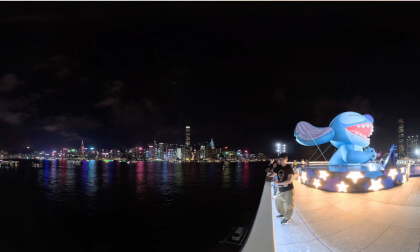 Night Test (Hong Kong Victoria Harbor) VR Video Night Test (Hong Kong Victoria Harbor) VR