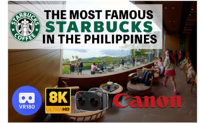 Starbucks Overlooking Volcano Lake in Tagaytay, Philippines [ULTRA 8K VR180 60FPS]