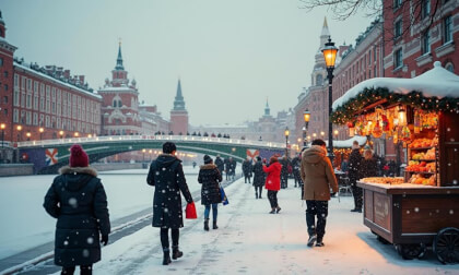 Christmas walk in the center of Moscow: Red Square, Floating Bridge, Embankment... 8k slide-show VR Video Christmas walk in the center of Moscow: Red Square, Floating Bridge, Embankment... 8k slide-show VR