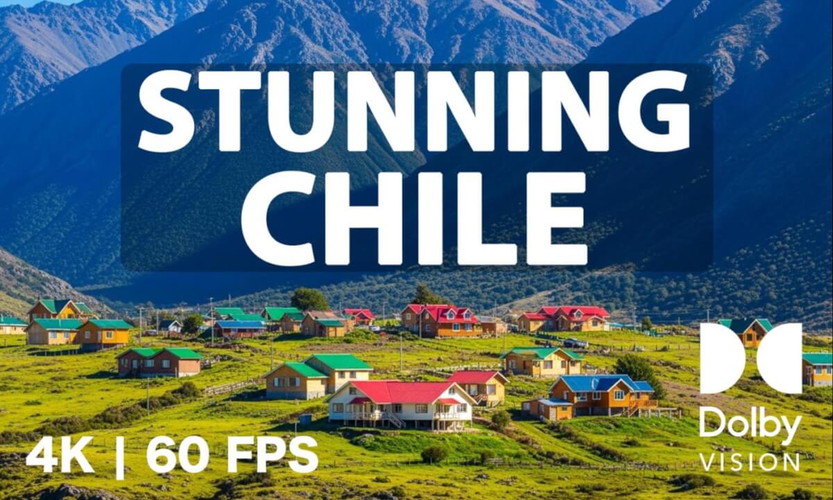 🇨🇱Stunning Chile in 4K HDR 60FPS - Breathtaking Landscapes with Dolby Vision Magic
