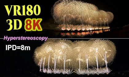 2km wide starmine fireworks ,Nagaoka Fireworks FENIX in Niigata , JAPAN VR Video 2km wide starmine fireworks ,Nagaoka Fireworks FENIX in Niigata , JAPAN VR