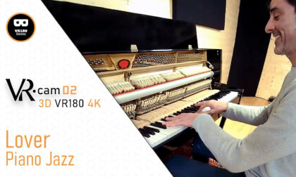 [ VR180 - 4K ] VR.cam - Piano Jazz - Lover