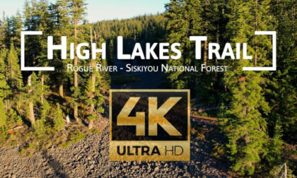 High Lakes Trail | 4K Drone Sunset Over Mt. McLoughlin | Rogue River - Siskiyou National Forest High Lakes Trail | 4K Drone Sunset Over Mt. McLoughlin | Rogue River - Siskiyou National Forest
