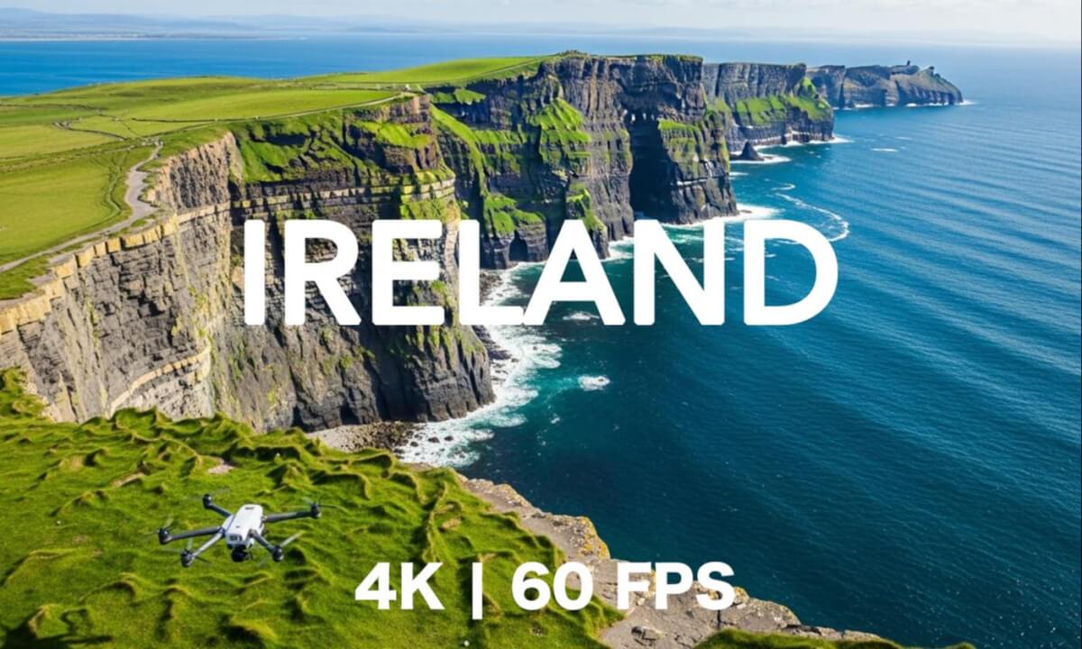 🇮🇪 Ireland in 4K 60FPS – A Majestic Journey Through Emerald Landscapes & Timeless Charm
