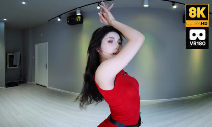 Red-dressed Xiaoyuan Dance For You VR Video Red-dressed Xiaoyuan Dance For You VR