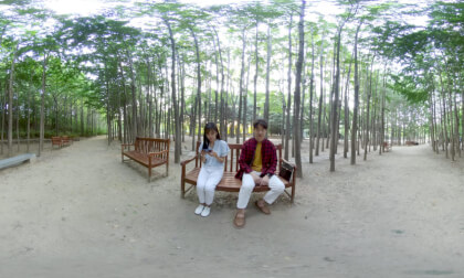 360 VR Web movie] Draw you ep.6 The man finally made a song for her.